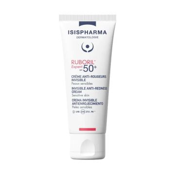 Ruboril Expert Безцветен крем за лице за кожа с розацея SPF50+ 40 мл Isis Pharma