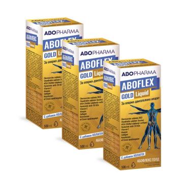 AboPharma Aboflex Gold сироп за стави 500 мл х 3 бр. Комплект