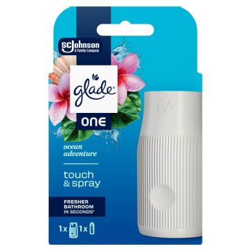 Glade One Touch & Spray Ароматизатор за баня Ocean Adventure 10 мл