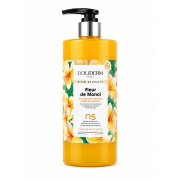 Doliderm Fleur de Monoi 05 Душ Гел 2в1 с масло от ший и моной 1 л