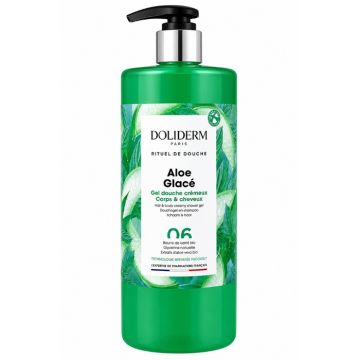 Doliderm Aloe Glace 06 Душ Гел 2в1 с масло от ший и алое вера 1 л