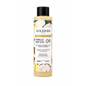 Doliderm Vanille Des Iles 09 Душ Гел 2в1 с масло от ший и ванилия 100 мл