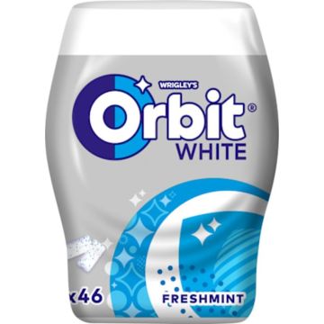 Orbit White Freshmint Дъвки с ментов вкус без захар 64 g