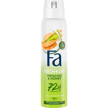 Fa Fresh + Dry Pistachio & Honey Дезодорант спрей против изпотяване за жени Шамфъстък и мед 150 мл