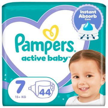 Пелени Pampers Active Baby Размер 7 х 44 бр