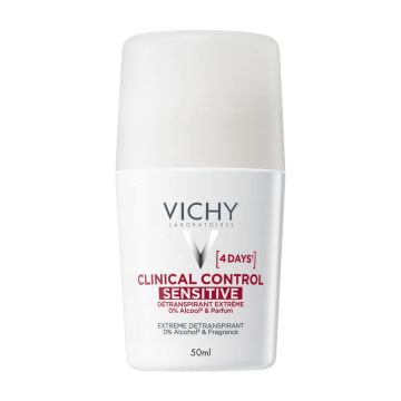 Vichy Clinical Control Sensitive Деозодорант рол-он против изпотяване 50 мл