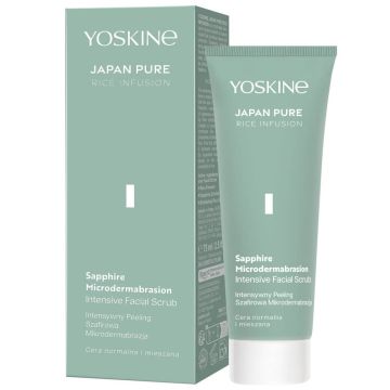 Yoskine Japan Pure Интензивен сапфирен микропилинг за лице 75 мл