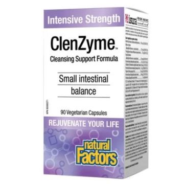 Natural Factors Clenzyme Кандида Ензимна формула за добро храносмилане 90 капсули
