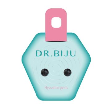 Dr. Biju Hypoallergenic GRAPHITE Хипоалергенни обеци с черни графити DXI53C253