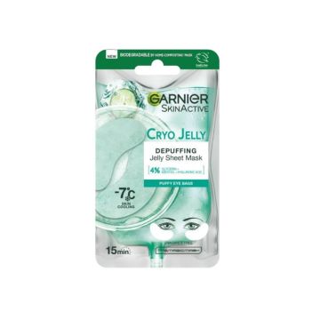 Garnier Skin Active Cryo Jelly Sheet Mask Околоочна маска срещу торбички 5 г