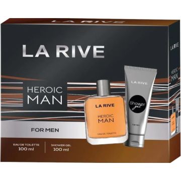 La Rive Heroic Парфюмна вода 100 мл + Душ гел за мъже 100 мл Комплект