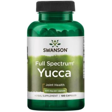 Swanson Yucca Юка за здрави стави х100 капсули