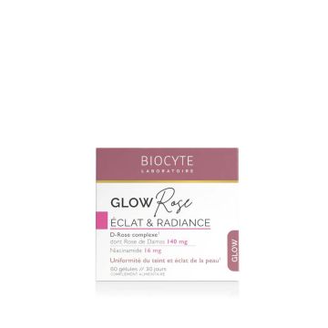 BIOCYTE GLOW ROSE Роза Дамасцена и ниацинамид х 60 капсули