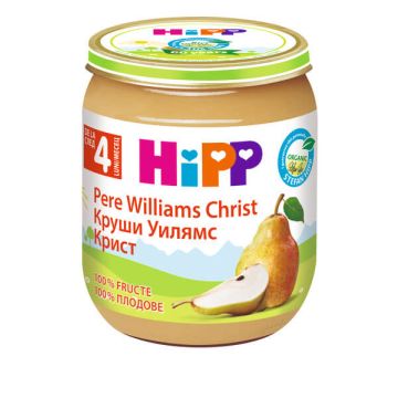 Hipp Био пюре круши "Уилиамс - Крист" 4М+ 125 г