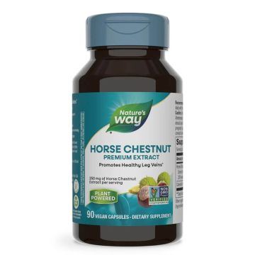 Nature’s Way Horse Chestnut Див Кестен при разширени вени и отоци в долните крайници х 90 капсули