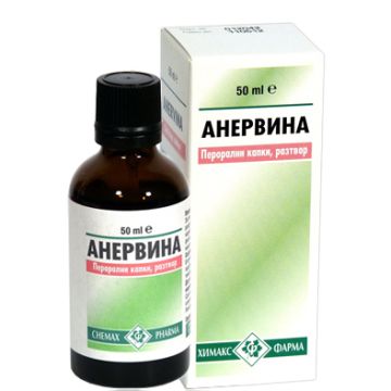 Анервина при раздразнителност и тревожност 50 мл  Chemax Pharma