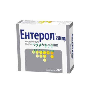 Ентерол при остра инфекциозна диария 250 мг x 12 капсули Biocodex