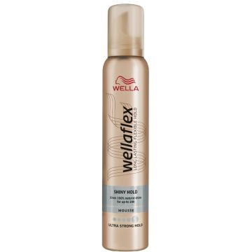 Wella Wellaflex Shiny Hold Пяна за коса за блясък 5 200 мл Procter&Gamble