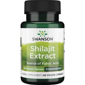 Swanson Shilajit Extract Шилажит Екстракт за младост и красота х60 веге капсули