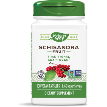Nature's Way Shisandra Fruit Плод от Шизандра срещу стрес и умора 580 мг х100 V капсули