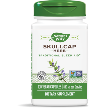 Nature’s Way Skullcap Шлемник за нормално функциониране на сърдечно-съдовата система 425 мг х100 V капсули