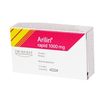 Арилин Рапид Вагинални Песари 1000 мг х 2 бр Dr. Wolff