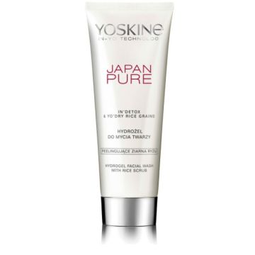 Yoskine Japan Pure Хидратиращ почистващ гел с ексфолиращи частици 150 мл