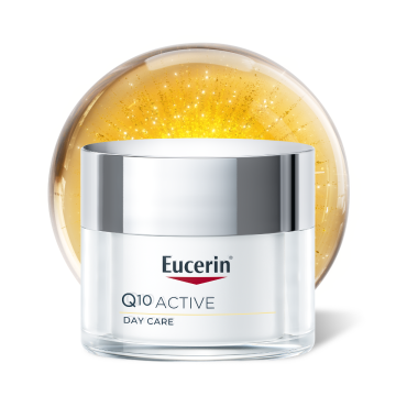 Eucerin Q10 Active Дневен крем против бръчки за суха и чувствителна кожа 50 мл