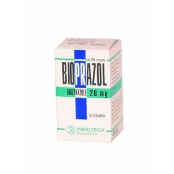 Биопразол 20 мг х 28 капсули Inbiotech