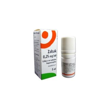 Zabak Капки за очи 0,25 мг/мл 5 мл Laboratories THEA