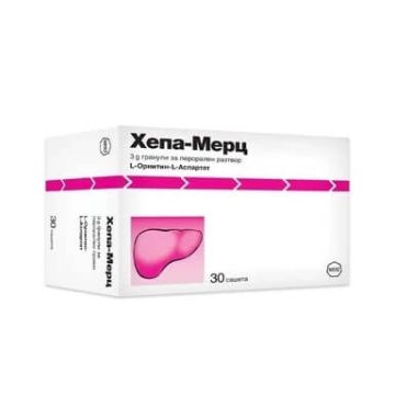 Хепа-Мерц гранули за перорален разтвор 3 г х 30 сашета 