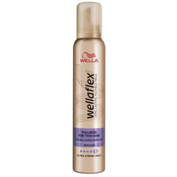 Wella Wellaflex Fullness For Thin Hair Пяна за коса за обем на фина коса 5 200 мл Procter&Gamble