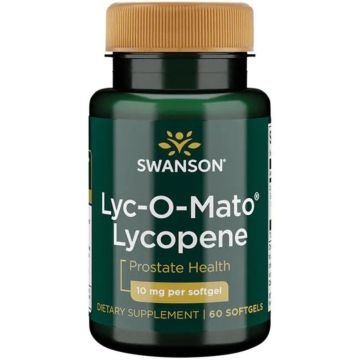 Swanson Lyc-O-Mato Lycopene Лик-О-Мато Ликопен за простатата х60 капсули