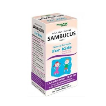 Phyto Wave Sambucus Nigra за деца с ехинацея, прополис и коластра 120 мл