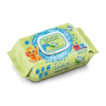 Bebelan Бебешки мокри кърпи с алое вера и лайка 80 бр 