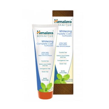 Himalaya Botanique Whitening Complete Care Избелваща билкова паста за зъби с мента 150 мл