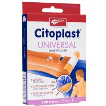 Medica Citoplast Universal Водоустойчива и дишаща лепенка 100/6 см 1 бр