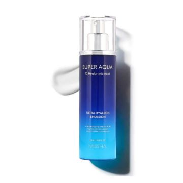 Missha Super Aqua Ultra Hyalron Emulsion Хидратираща емулсия  с 10 вида хиалуронова киселина 130 мл