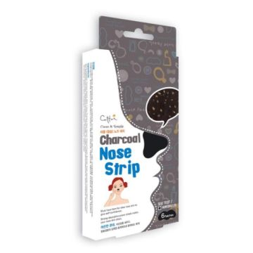 Cettua Charcoal Nose Strip Ленти за нос за премахване на черни точки с активен въглен 6 бр