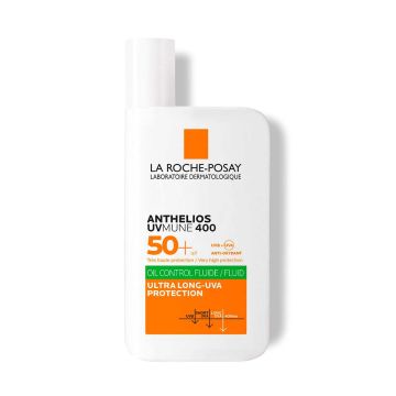 La Roche-Posay Anthelios UVMune 400 Oil Control SPF50+ Слънцезащитен флуид за мазна кожа 50 мл