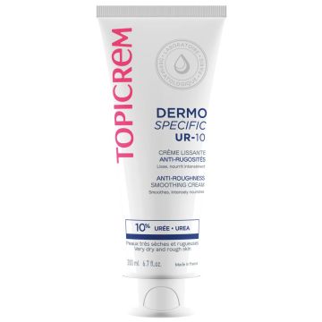 Topicrem Dermo Specific UR-10 Anti-Roughness Smoothing Cream Подхранващ крем за много суха кожа с 10% урея 200 мл