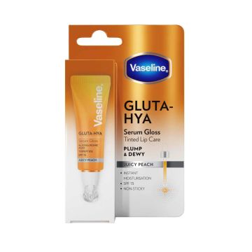 Vaseline Gluta-Hya Серумен гланц за устни праскова 10 г