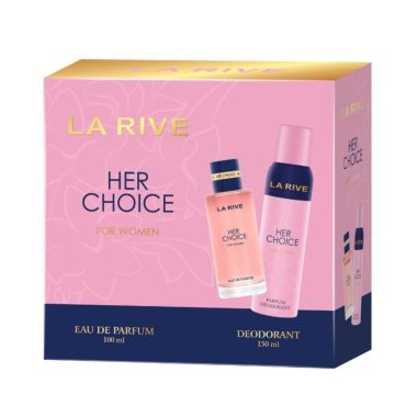 La Rive Her Choice Парфюмна вода 100 мл + Дезодорант за жени 150 мл Комплект
