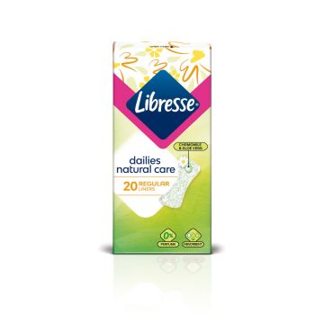 Libresse Natural Care Regular Ежедневни дамски превръзки х 20 бр.