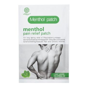 Henan Kongdy Пластир с ментол и камфор при ставни и мускулни болки 12/18 см х 1 бр.
