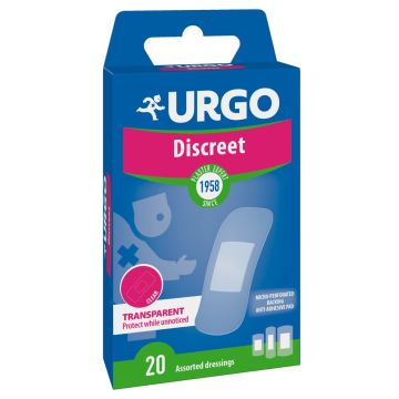 Urgo Discreet Дискретен прозрачен пластир x20 бр