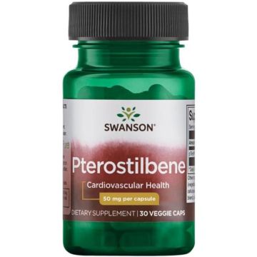 Swanson Pterostilbene Птеростилбен с антиоксидантно действие х30 капсули