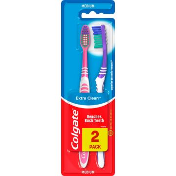 Colgate Extra Clean четка за зъби 1+1 бр