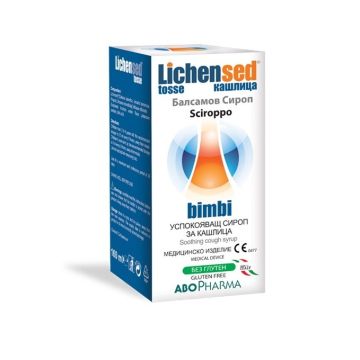 AboPharma Lichensed Успокояващ сироп за кашлица за деца 100 мл
