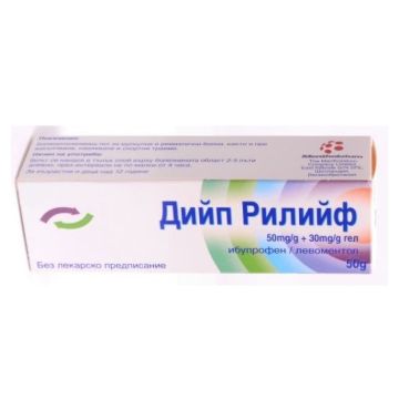 Дийп Рилийф Гел при мускулни и ревматични болки 50 гр The Mentholatum Company